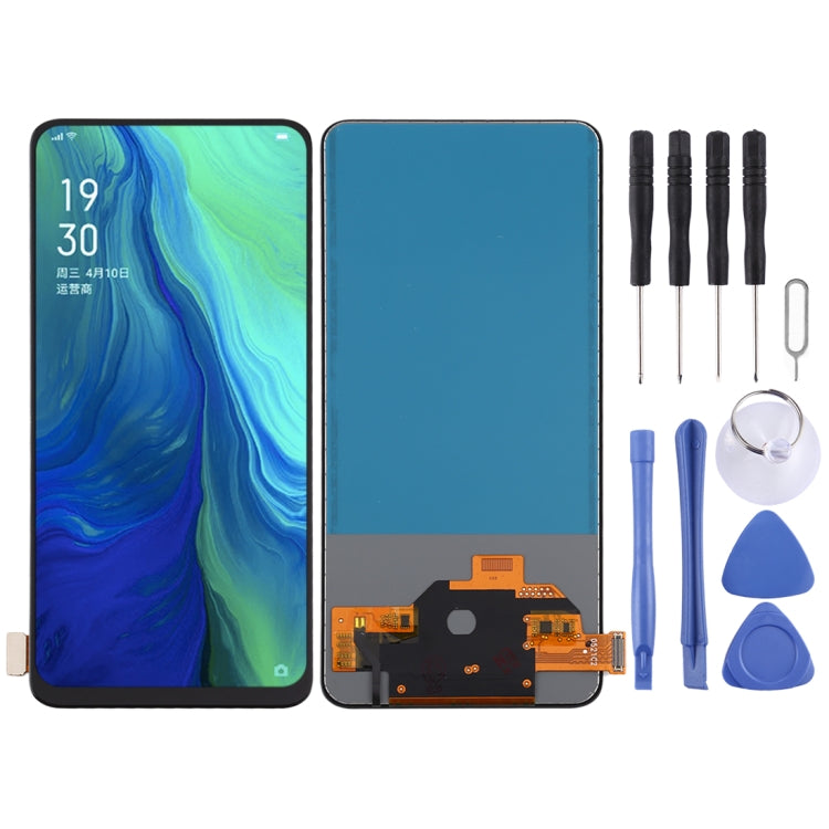 TFT Material LCD Screen and Digitizer Full Assembly (No Fingerprint Identification) for OPPO Reno, For OPPO Reno(TFT)