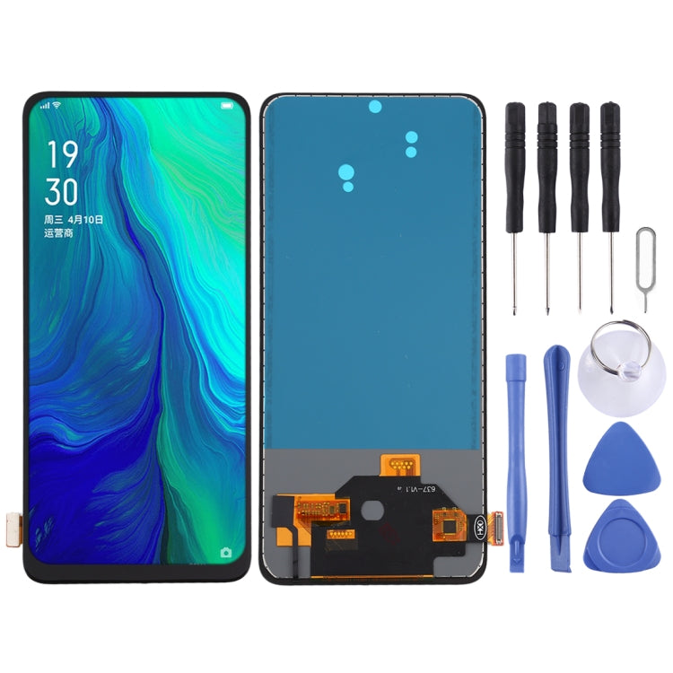 Schermo LCD in materiale TFT e digitalizzatore assemblaggio completo (nessuna identificazione delle impronte digitali) per OPPO Reno 10x zoom, For OPPO Reno 10x zoom(TFT)