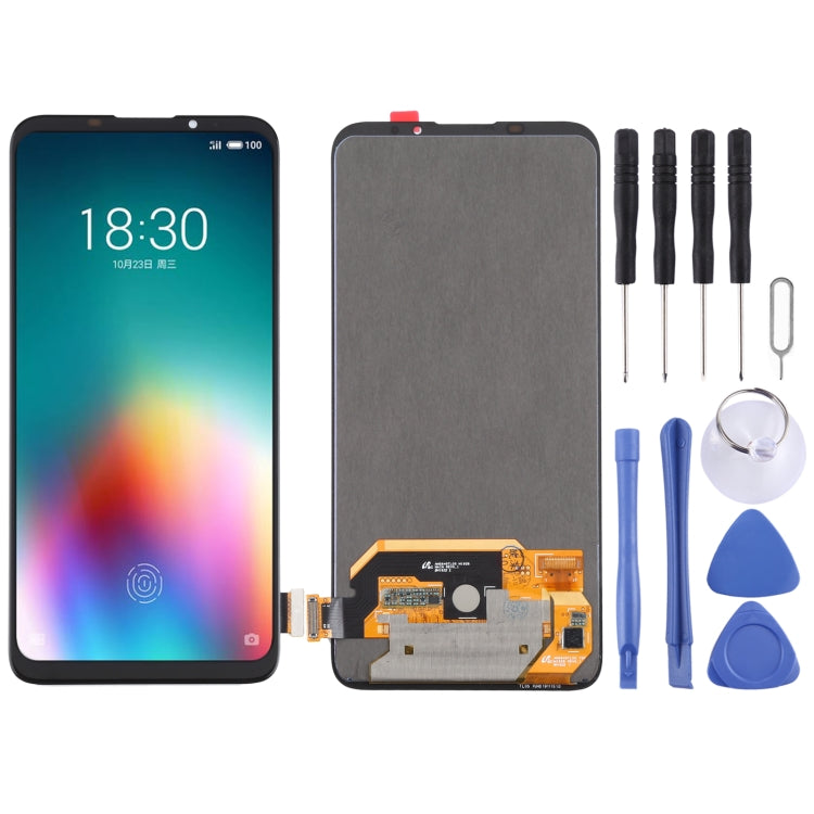 Original OLED Material LCD Screen and Digitizer Full Assembly for Meizu 16T, For Meizu 16T(OLED Material)