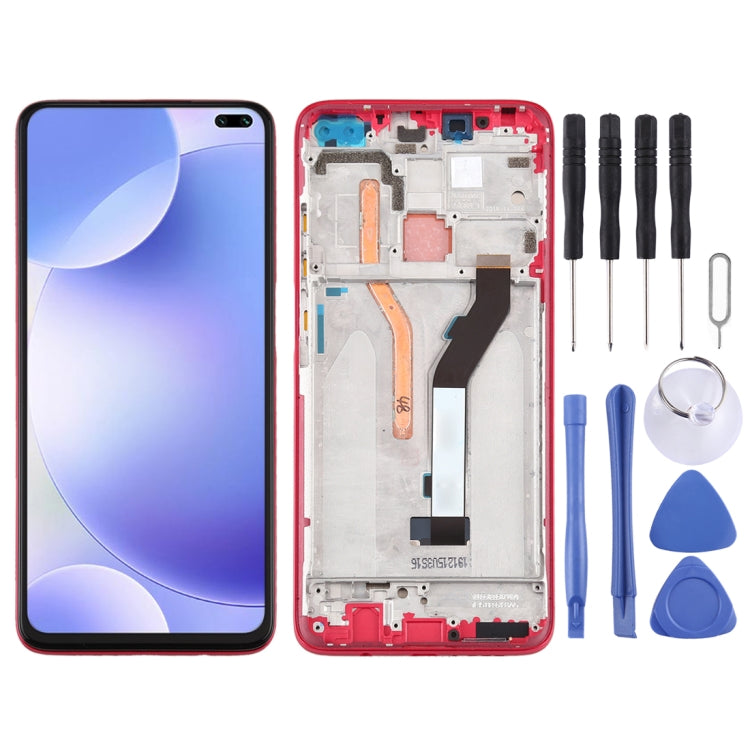 Schermo LCD e digitalizzatore assemblaggio completo con cornice per Xiaomi Redmi K30, versione 4G, For Redmi K30 5G