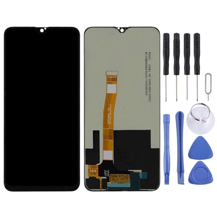 LCD Screen and Digitizer Full Assembly for OPPO Realme 5 Pro / Realme Q, For Realme 5 Pro