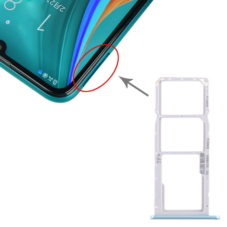 SIM Card Tray + SIM Card Tray + Micro SD Card Tray for Huawei Enjoy 10e / Honor Play 9A, For Huawei Enjoy 10e