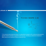Punta per saldatore QUICKO T12-D24 senza piombo, T12-D24, T12-D16, T12-DL32, T12-D52