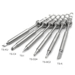 Punta per saldatore elettrico senza piombo QUICKO TS100, TS-KU, TS-B2, TS-BC2, TS-C4, TS-D24, TS-I, TS-ILS, TS-K, TS-KU