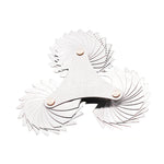 51 pz. Lame per filettatura con passo della vite USA Calibro per filettatura in acciaio inossidabile CR da 60 gradi, 51 PCS Thread Gauge