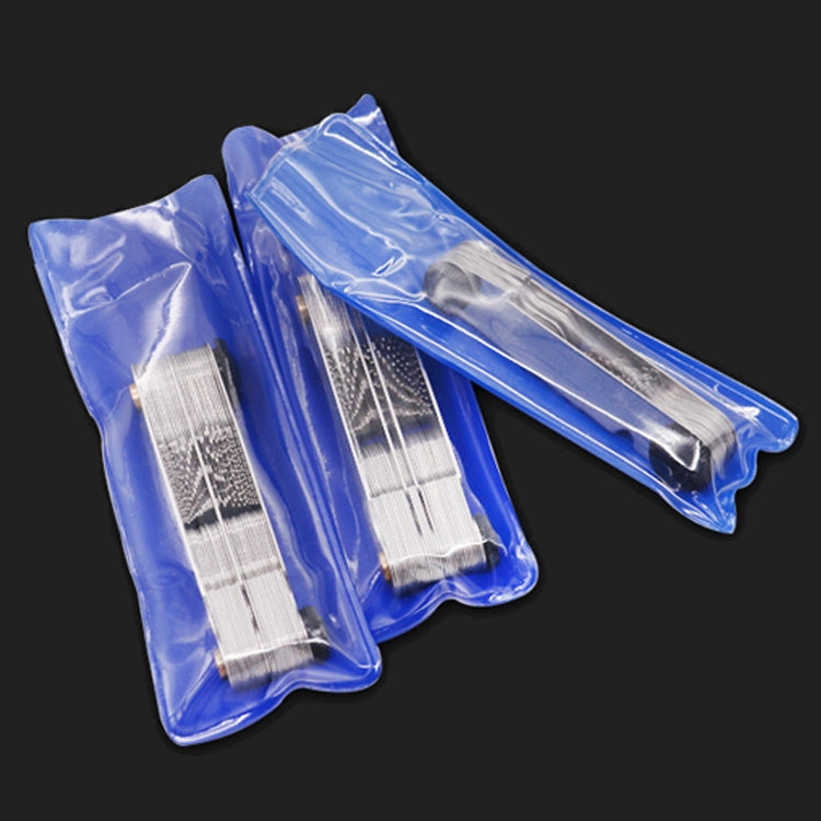 51 pz. Lame per filettatura con passo della vite USA Calibro per filettatura in acciaio inossidabile CR da 60 gradi, 51 PCS Thread Gauge