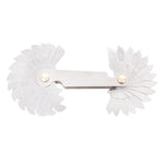 Calibro per filettatura in acciaio inossidabile CR da 60 gradi da 30 pezzi con passo della vite USA, 30 PCS Thread Gauge