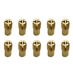 Dado di serraggio in rame a tre griffe da 10 pezzi per raccordi per mulini elettrici, diametro del foro: 2,2 mm, Bore diameter: 2.2mm