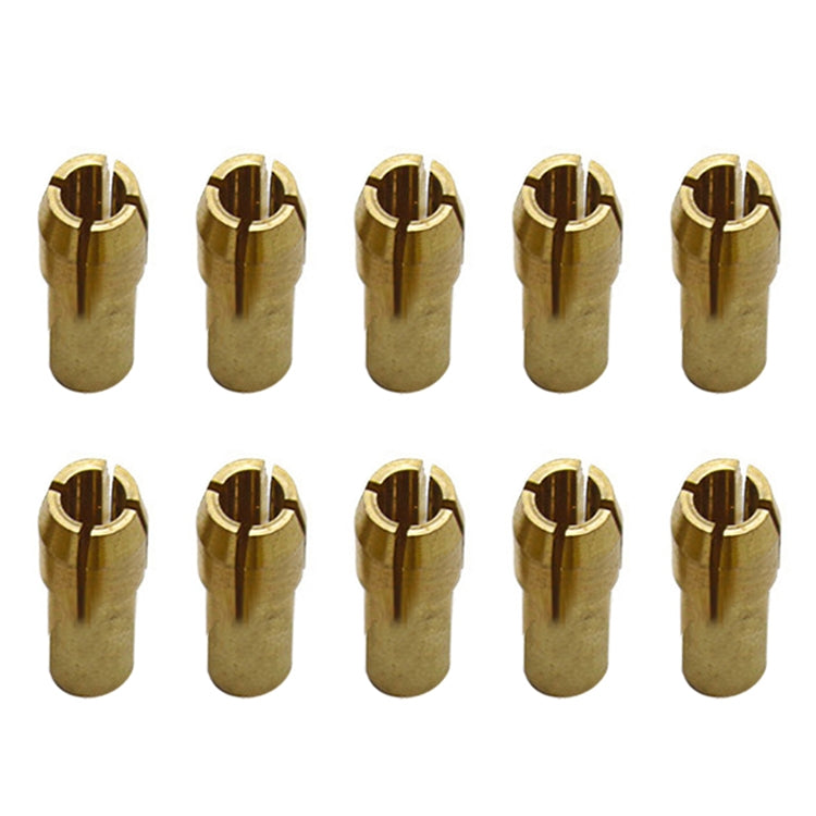 Dado di serraggio in rame a tre griffe foro 3,2 mm 10 pezzi