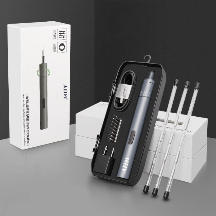 A-012 Set di cacciaviti a batteria per trapano elettrico ricaricabile con batteria al litio ricaricabile con torsione a 8 marce, Drill Cordless Screwdriver