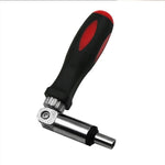 Cacciavite a cricchetto multifunzione con connettore esagonale da 1/4 di pollice con rotazione di 180 gradi, 1/4 inch Hex Connector