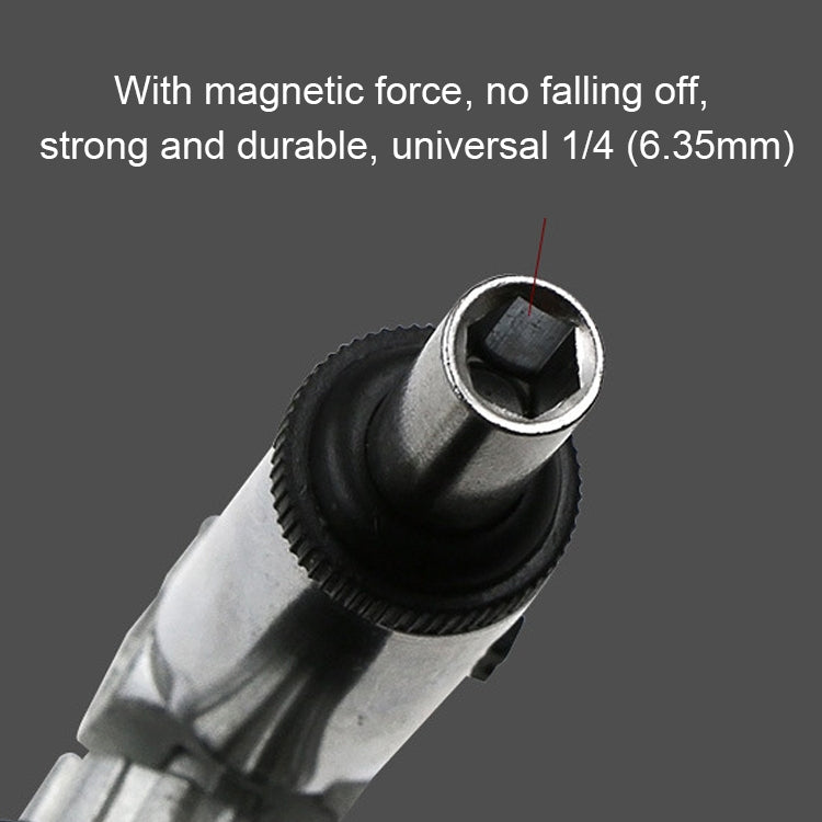 Cacciavite a cricchetto multifunzione con connettore esagonale da 1/4 di pollice con rotazione di 180 gradi, 1/4 inch Hex Connector