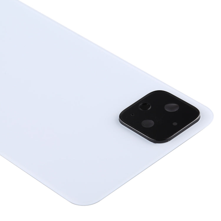 Back Battery Cover with Camera Lens Cover for Google Pixel 4, For Google Pixel 4