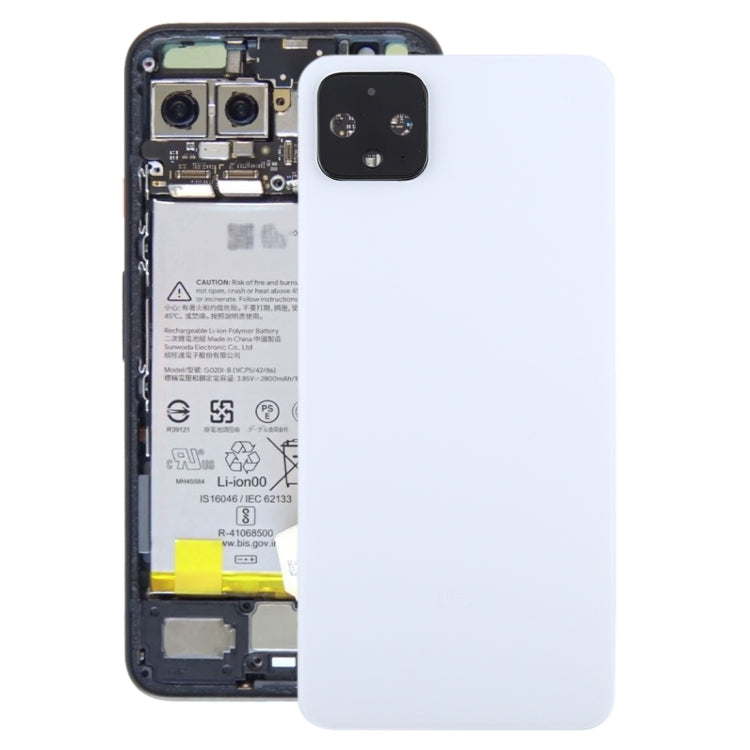 Cover posteriore della batteria con copriobiettivo della fotocamera per Google Pixel 4XL, For Google Pixel 4XL