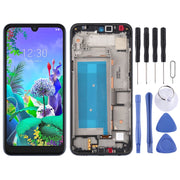 Schermo LCD originale per LG Q60 digitalizzatore doppia SIM assemblaggio completo con cornice nero