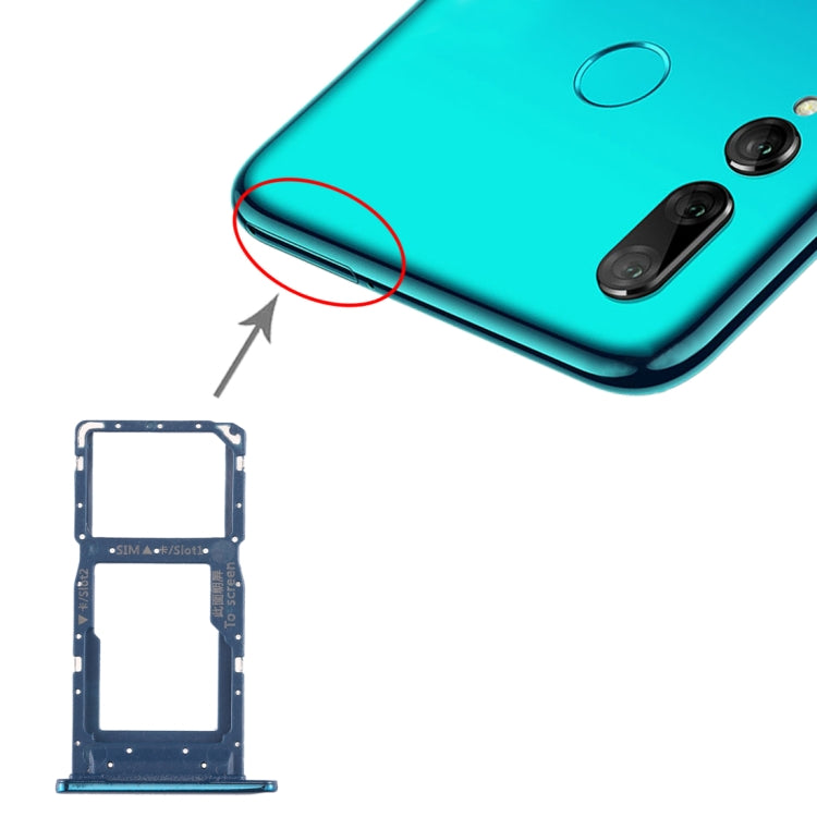 Vassoio scheda SIM + Vassoio scheda SIM / Vassoio scheda micro SD per Huawei Enjoy 9s, For Huawei Enjoy 9s