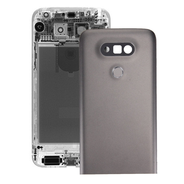 Metal Back Cover with Rear Camera Lens and Fingerprint Button for LG G5, For G5