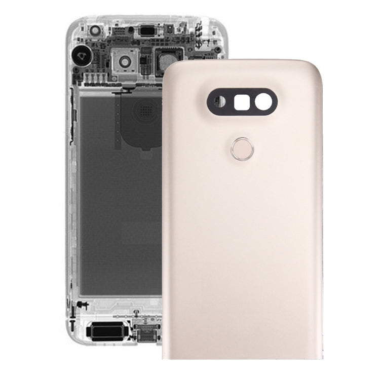 Metal Back Cover with Rear Camera Lens and Fingerprint Button for LG G5, For G5