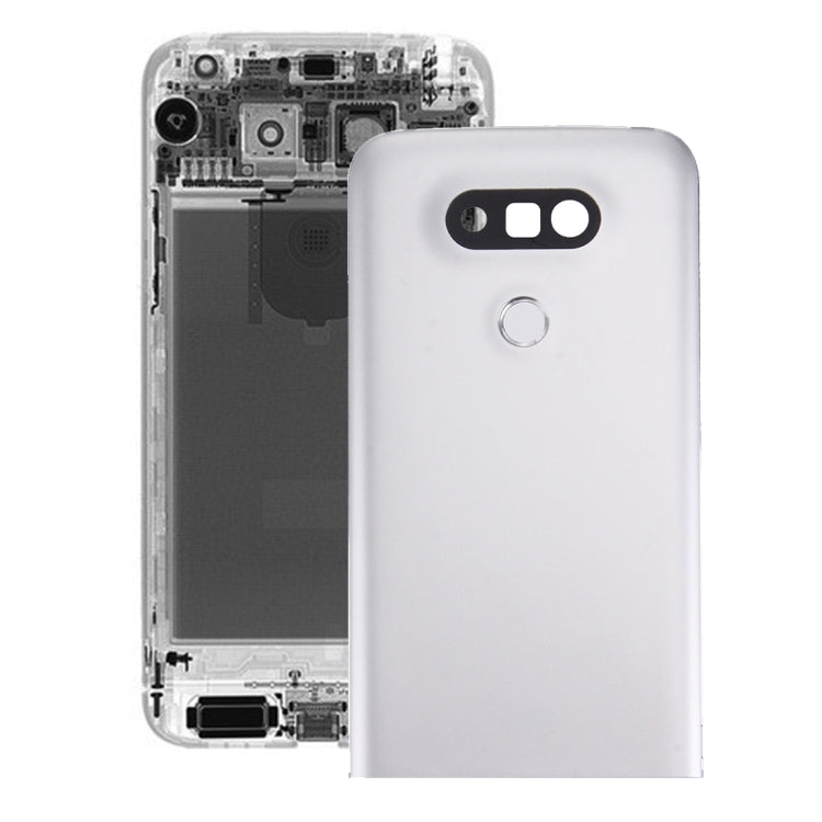 Metal Back Cover with Rear Camera Lens and Fingerprint Button for LG G5, For G5