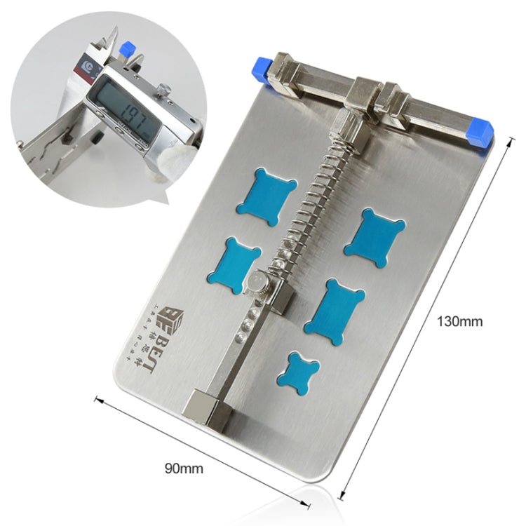 BEST- 001D Circuito in acciaio inossidabile Saldatura Dissaldatura PCB Supporto per riparazione Apparecchi per riparazione telefono cellulare, BEST-001D