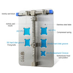 BEST- 001D Circuito in acciaio inossidabile Saldatura Dissaldatura PCB Supporto per riparazione Apparecchi per riparazione telefono cellulare, BEST-001D