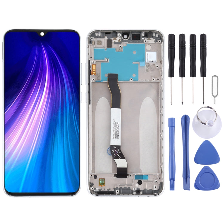 LCD Screen and Digitizer Full Assembly with Frame for Xiaomi Redmi Note 8, For Xiaomi Redmi Note 8