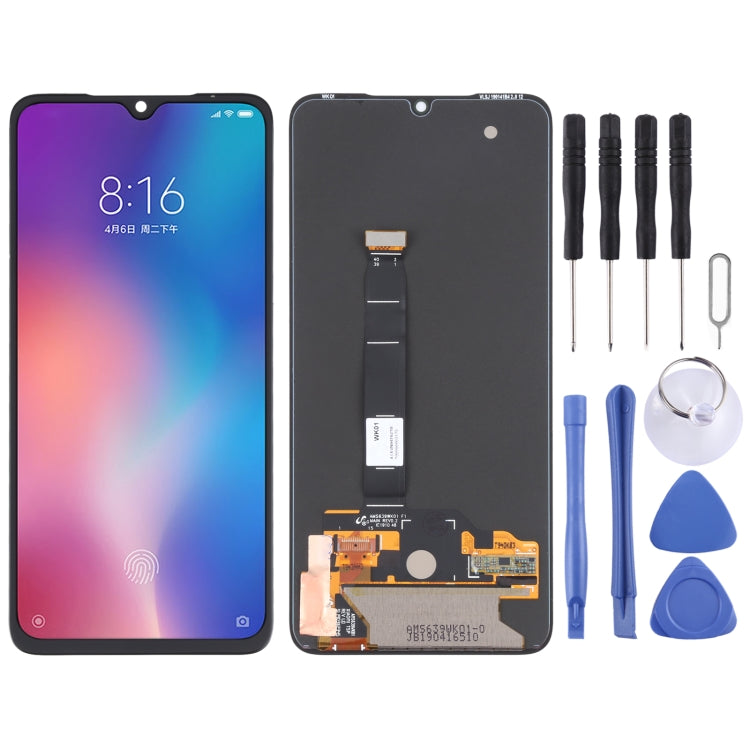 Schermo LCD originale in materiale AMOLED e digitalizzatore assemblaggio completo per Xiaomi Mi 9, For Xiaomi Mi 9(Original)