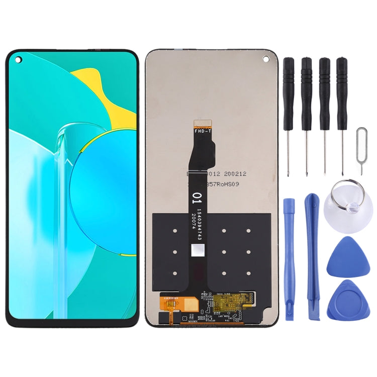 Assemblaggio completo di schermo LCD e digitalizzatore per Huawei Nova 7 SE / CDY-AN00, For Huawei Nova 7 SE