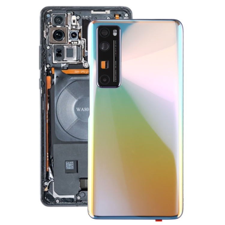 Cover posteriore originale per batteria con copriobiettivo fotocamera per Huawei Nova 7 Pro 5G, For Huawei Nova 7 Pro 5G(Original)