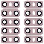 10pcs Rear Camera Lens with Adhesive for LG G6 H870/H871/H872/ LS993, LG G6 (Gold), LG G6 (Pink), LG G6 (Blue)