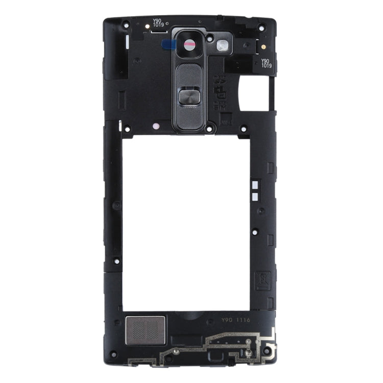 For LG C90 H500 middle frame with speaker ringer buzzer rear camera lens and Home button, For LG C90 H500