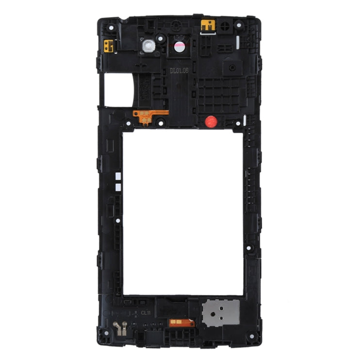 For LG C90 H500 middle frame with speaker ringer buzzer rear camera lens and Home button, For LG C90 H500