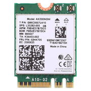 Dual Band AX200 2400Mbps Wireless AX200NGW NGFF M.2 Bluetooth 5.0 Scheda di rete Wifi 2.4G/5G 802.11 ac/ax