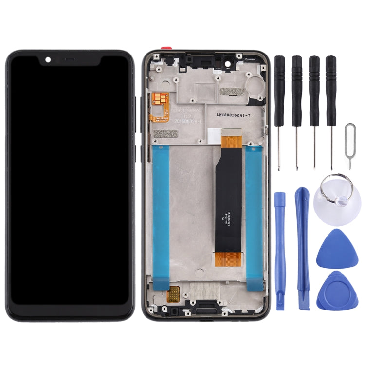 LCD Screen and Digitizer Full Assembly with Frame for Nokia 5.1 Plus / X5 / TA-1102 TA-1105 TA-1108 TA-1109 TA-1112 TA-1120 TA-1199, For Nokia X5