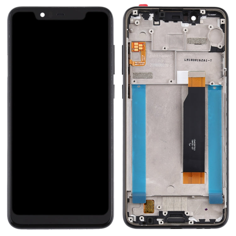 LCD Screen and Digitizer Full Assembly with Frame for Nokia 5.1 Plus / X5 / TA-1102 TA-1105 TA-1108 TA-1109 TA-1112 TA-1120 TA-1199, For Nokia X5