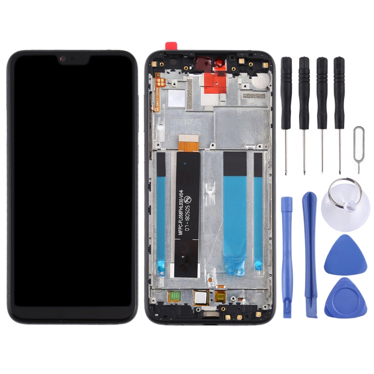 LCD Screen and Digitizer Full Assembly with Frame for Nokia X6 / 6.1 Plus TA-1099 TA-1116 TA-1103 TA-1083, For Nokia X6