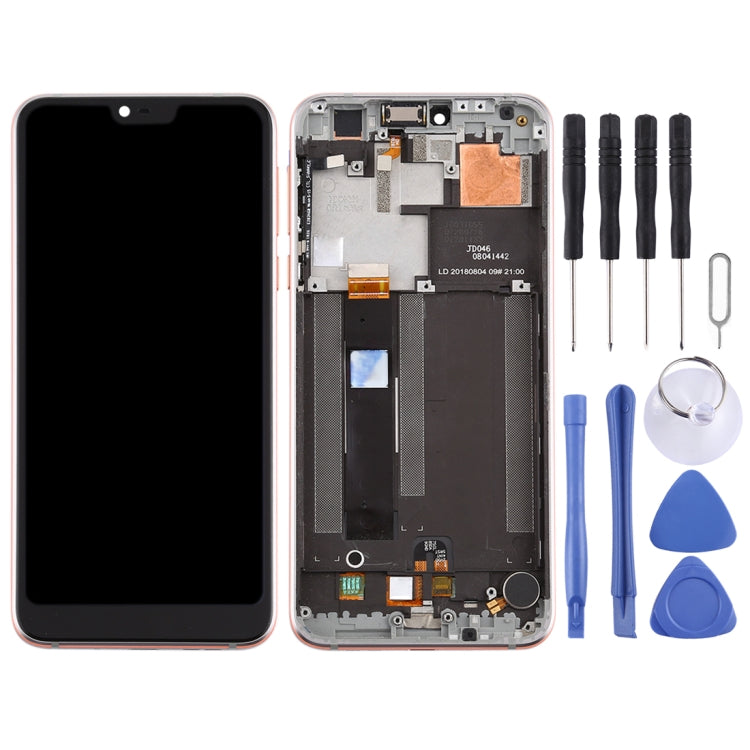 LCD Screen and Digitizer Full Assembly with Frame for Nokia 7.1 TA-1100 TA-1096 TA-1095 TA-1085 TA-1097, For Nokia 7.1