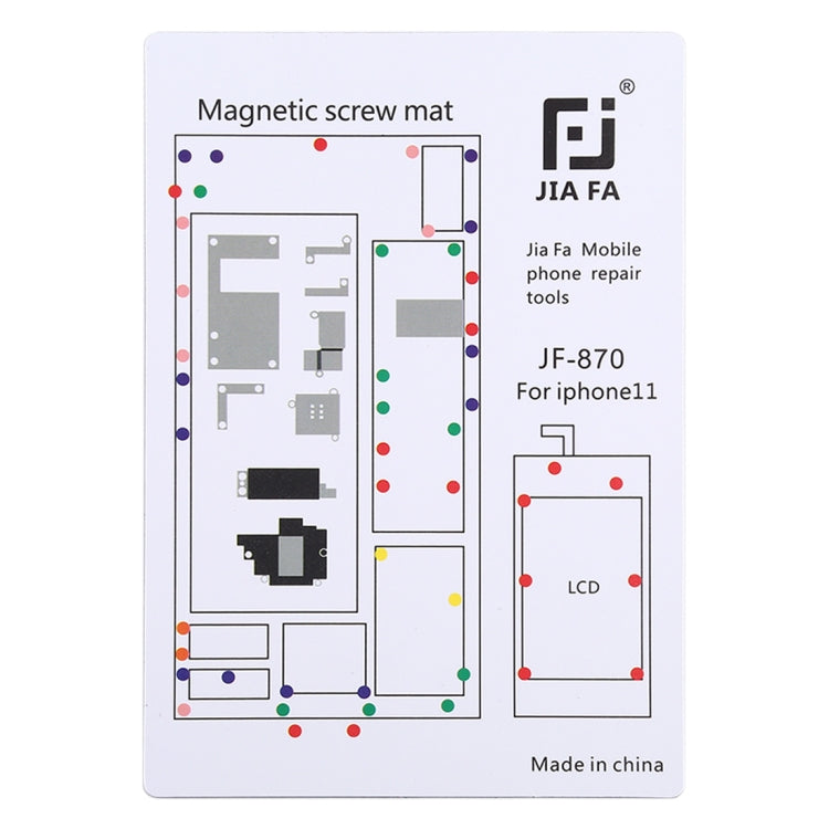 Lavagna avvitabile con cuscinetto magnetico JIAFA JF-870 per iPhone 11, For 11