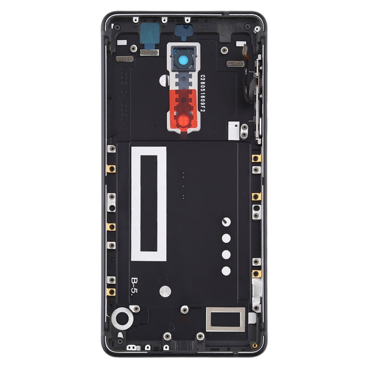 Cover posteriore per batteria con cavo flessibile per pulsante di accensione e volume e copriobiettivo per fotocamera per Nokia 5 TA-1024 TA-1027 TA-1044 TA-1053, For Nokia 5(with Camera Lens Cover)