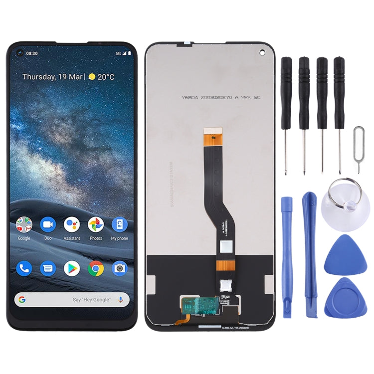 Schermo LCD e digitalizzatore assemblaggio completo per Nokia 8.3, For Nokia 8.3