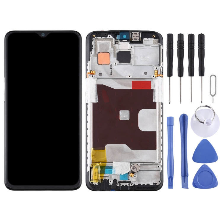 Original LCD Screen and Digitizer Full Assembly with Frame for OPPO Reno Z, For OPPO Reno Z