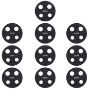 10pcs Rear Camera Lens For Nokia 7.2 / 6.2 TA-1196 TA-1198 TA-1200 TA-1187 TA-1201, For Nokia 7.2 / 6.2