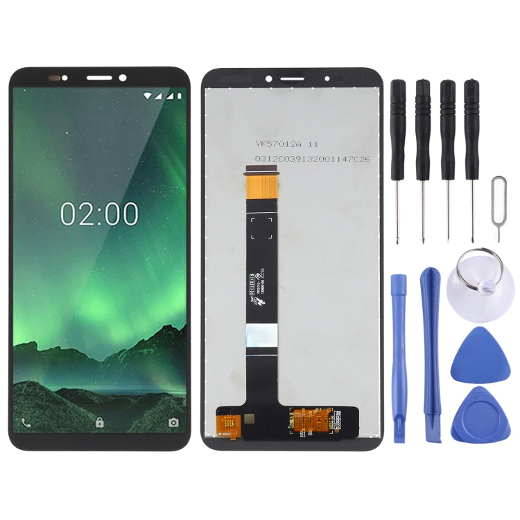 LCD Screen and Digitizer Complete Assembly for Nokia C2, For Nokia C2