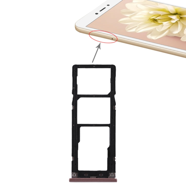 2 SIM Card Tray + Micro SD Card Tray for Xiaomi Redmi Note 5A, Redmi Note 5A, For Xiaomi Redmi Note 5A