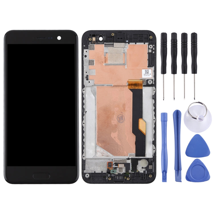 LCD Screen and Digitizer Complete Assembly with Frame for HTC U Play, For U Play