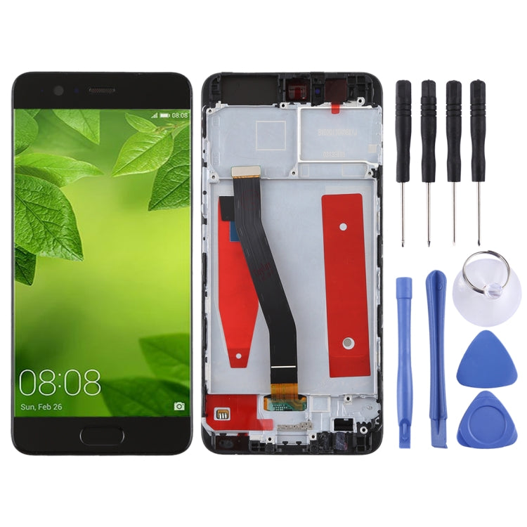 LCD Screen and Digitizer Full Assembly with Frame for Huawei P10, For Huawei P10