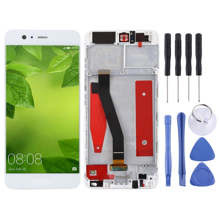 LCD Screen and Digitizer Full Assembly with Frame for Huawei P10, For Huawei P10