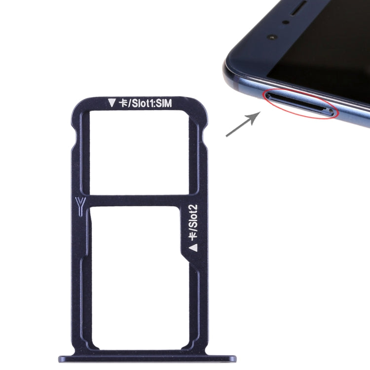 Vassoio scheda SIM + Vassoio scheda SIM / Scheda Micro SD per Huawei Honor 8, For Huawei Honor 8, For Huawei 8, For Honor 8