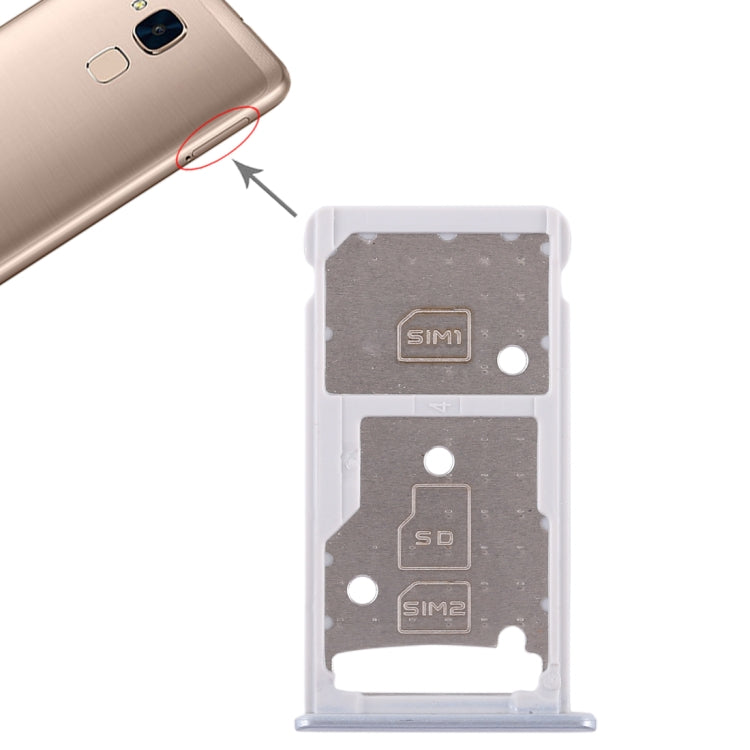 Vassoio scheda SIM + Vassoio scheda SIM/Vassoio scheda micro SD per Huawei Honor 5c, For Huawei Honor 5c, For Huawei 5c