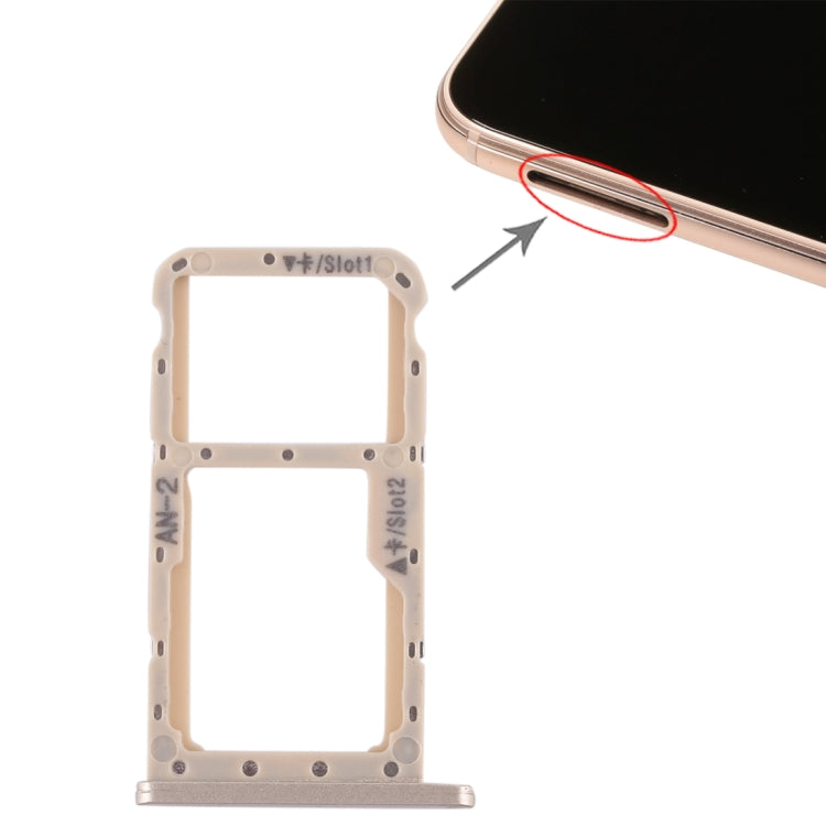 SIM Card Tray + SIM Card Tray / Micro SD Card for Huawei P20 Lite / Nova 3e, For Huawei Nova 3e, For Huawei P20 Lite / Nova 3e